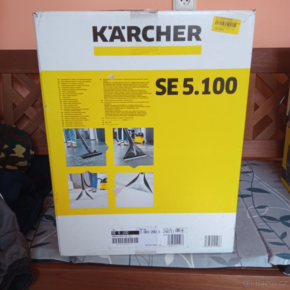 Vysavač a tepovač KARCHER SE 5.100 1.081-200.0 - 3