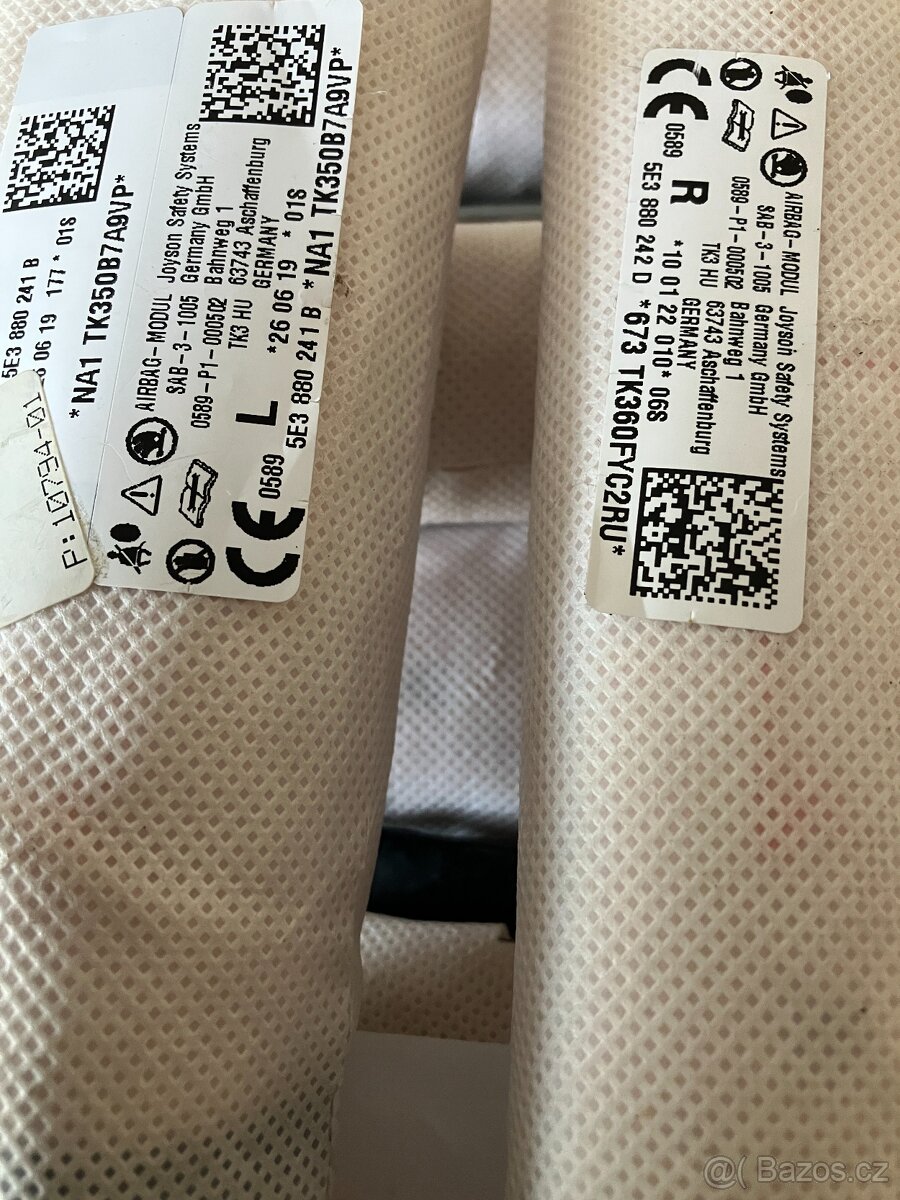 sedackovy airbag predni levy SKODA octavia 4 IV - 3