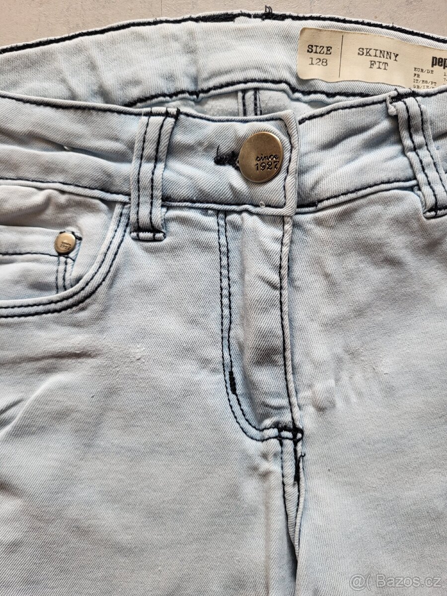 Dívčí džíny velikosti 128 - Skinny fit - 3