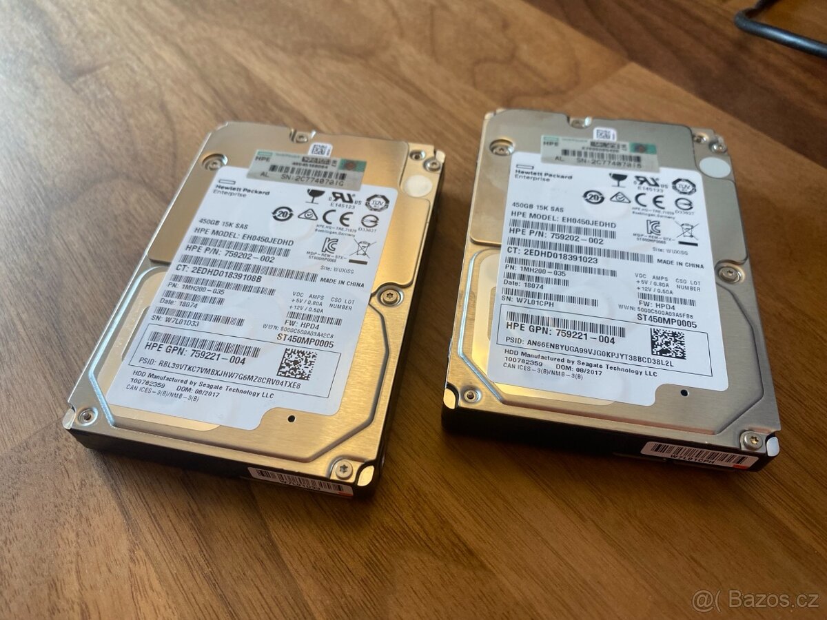 2.5" HDD HPE 450GB SAS 15k (EH0450JEDHD) - 3