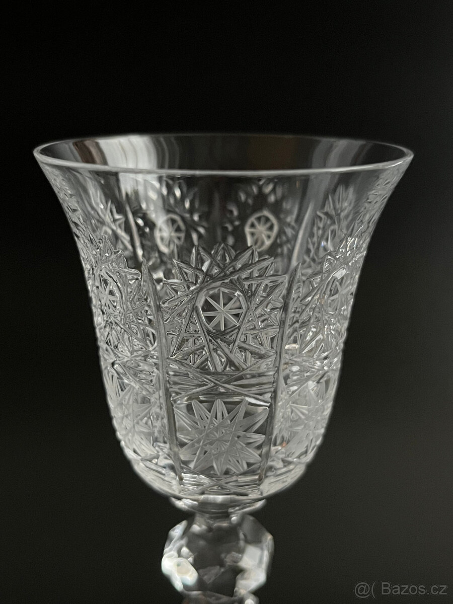 2x broušená sklenice na likér 70ml, Ruckl Nižbor - 3