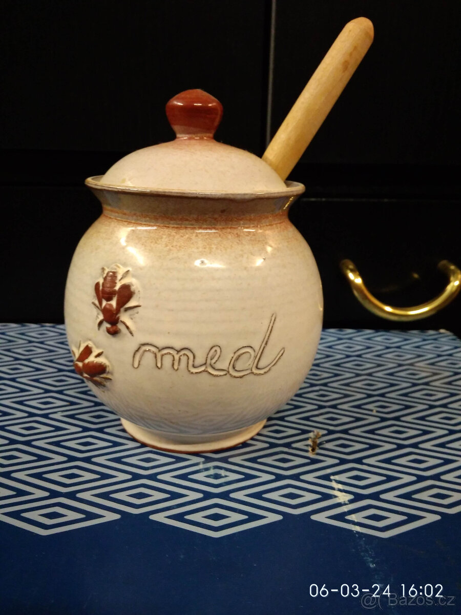 Keramické nádobky na med - 3