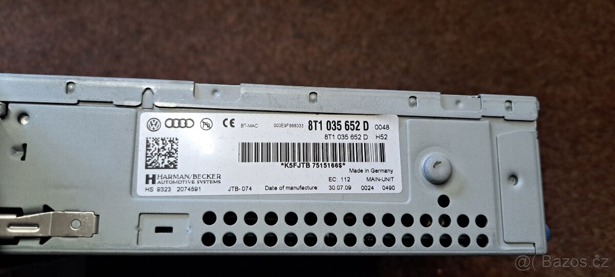 Jednotka mmi jednotka audi a4 b8 8k 8T1035652D - 3