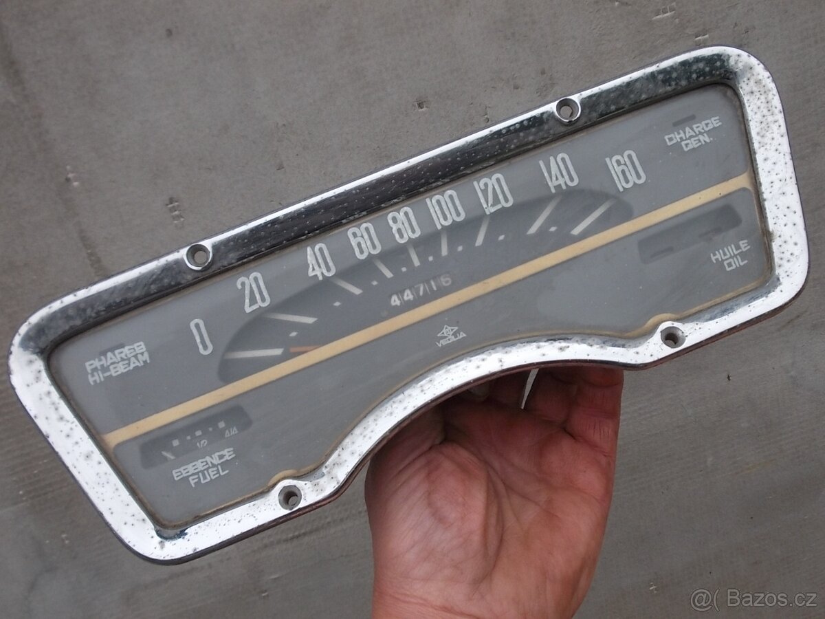 TACHOMETR PALUBNÍ DESKA AUTO VETERÁN - 3