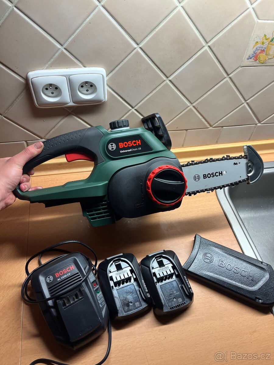 Aku řetězová pila BOSCH UniversalChain 18V - 3