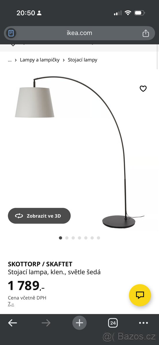 SKOTTORP / SKAFTET - IKEA - Stojací lampa - 3