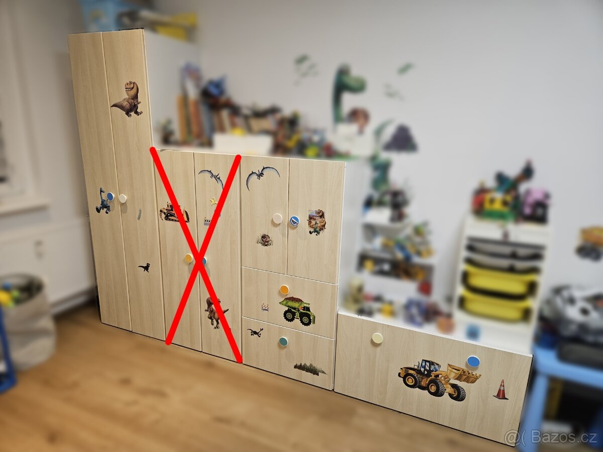 IKEA STUVA dětský nábytek - skříň velká - 3