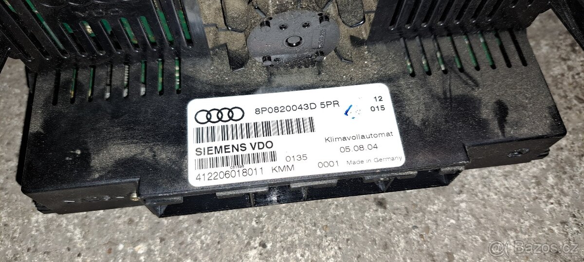 Klimatronik ovladani topeni audi A3 8P - 3