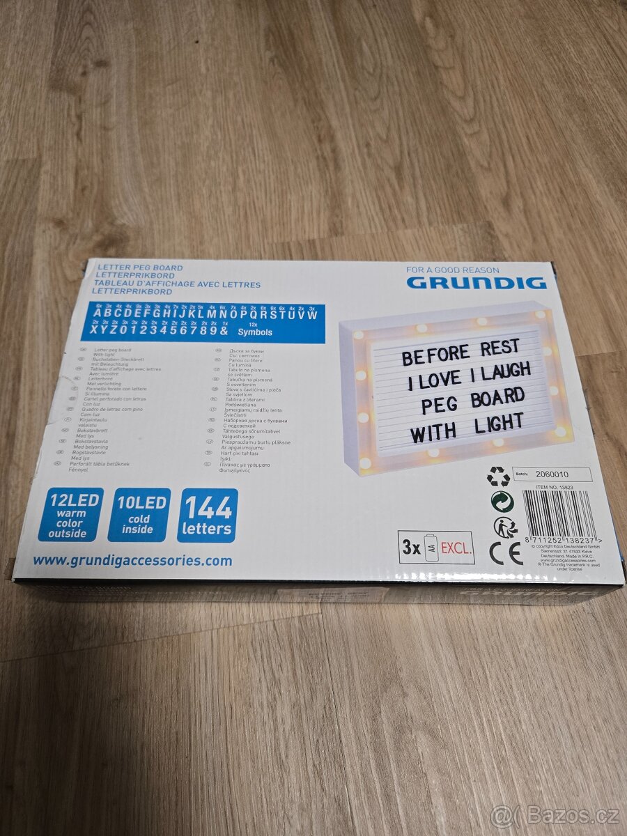 Světelný box s písmenky - 3