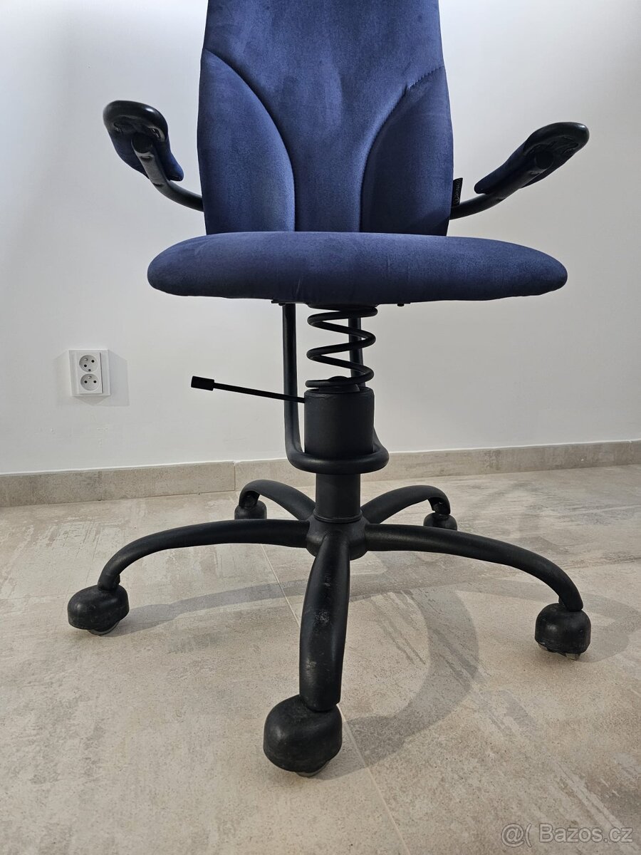 Zdravotní židle Spinalis Navigator - modrá - 3