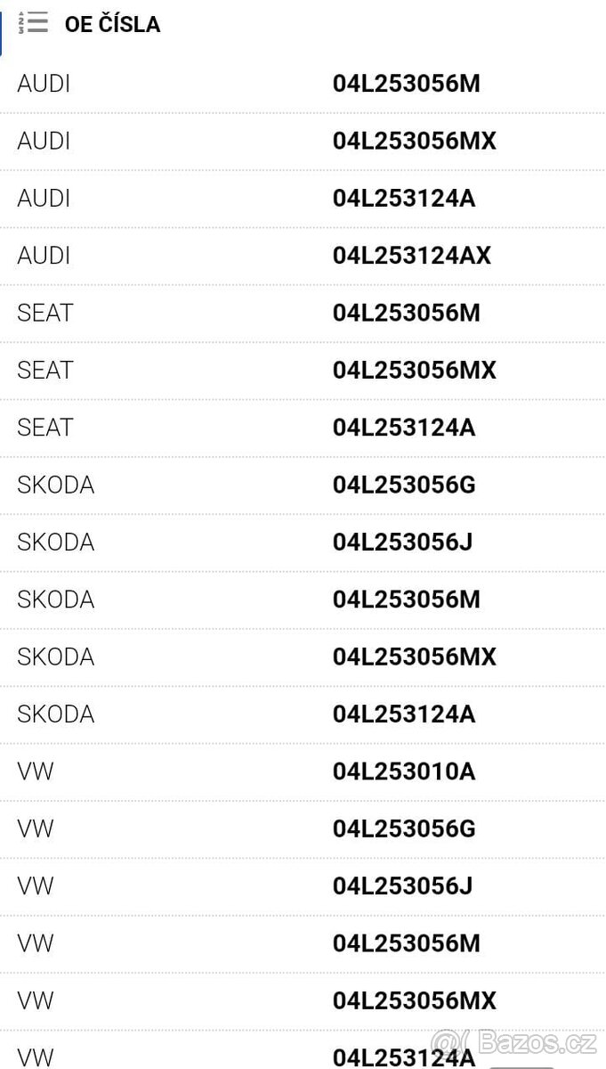 Turbo vag 04L 253 124A - 3