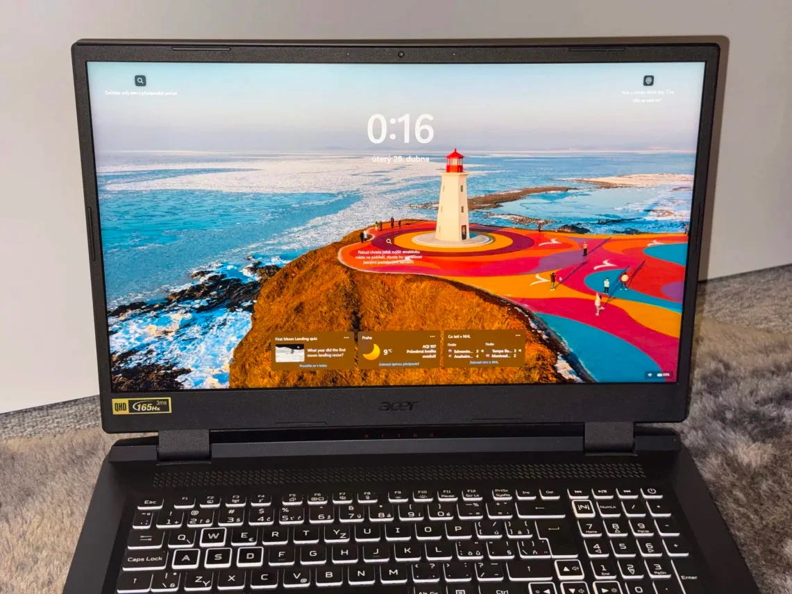 Herní notebook Acer Nitro 5 RTX 3070 Ti - 3