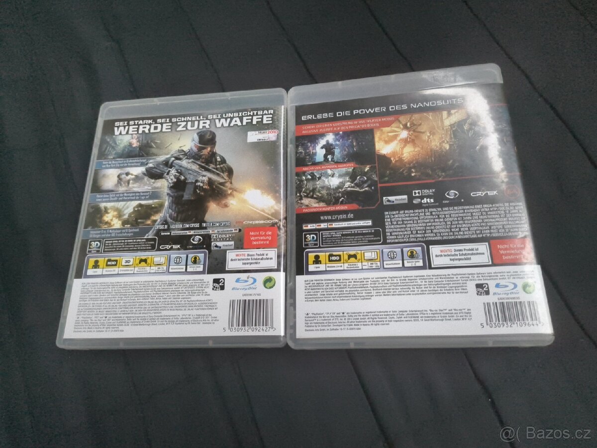 PS3 Crysis 2 a Crysis 3 PlayStation 3 - 3