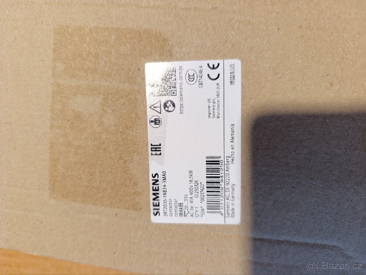 Siemens stykač 3RT2035-1NB34-3MA0 - 3