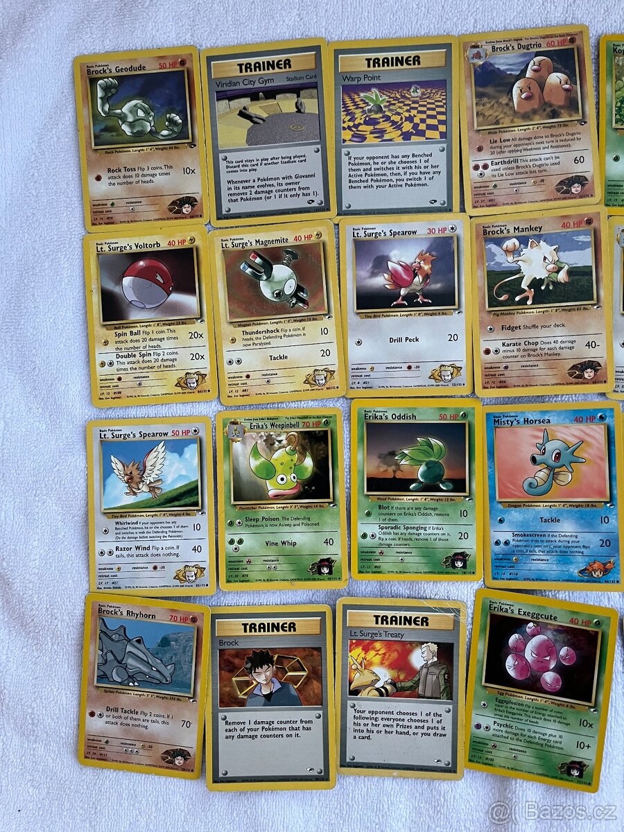 POKEMON KARTIČKY GYM CHALLENGE+HEROES - 3