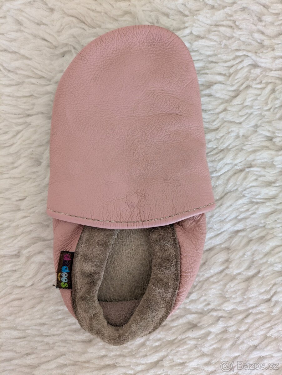 Handmade Barefoot kožené capáčky - 3