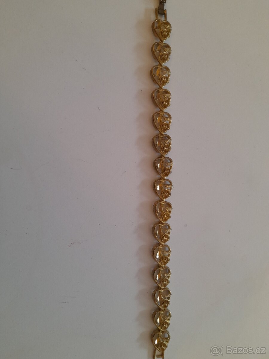 Náramek, staromosaz - 3