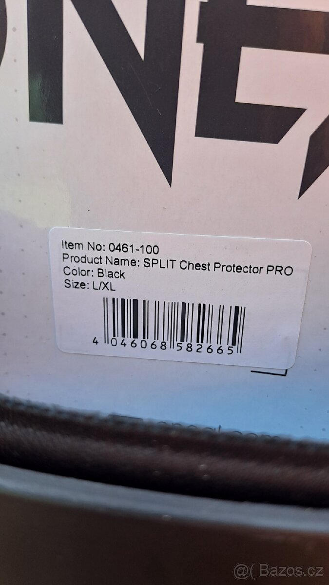 Chránič páteře a hrudníku - O'NEAL Split Pro - black - 3