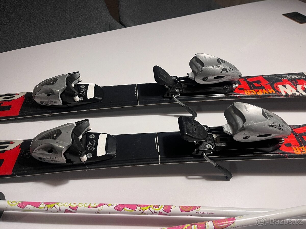 Dětské lyže ELAN 100 + přeskáče SALOMON 18 - lok. Prostějov - 3