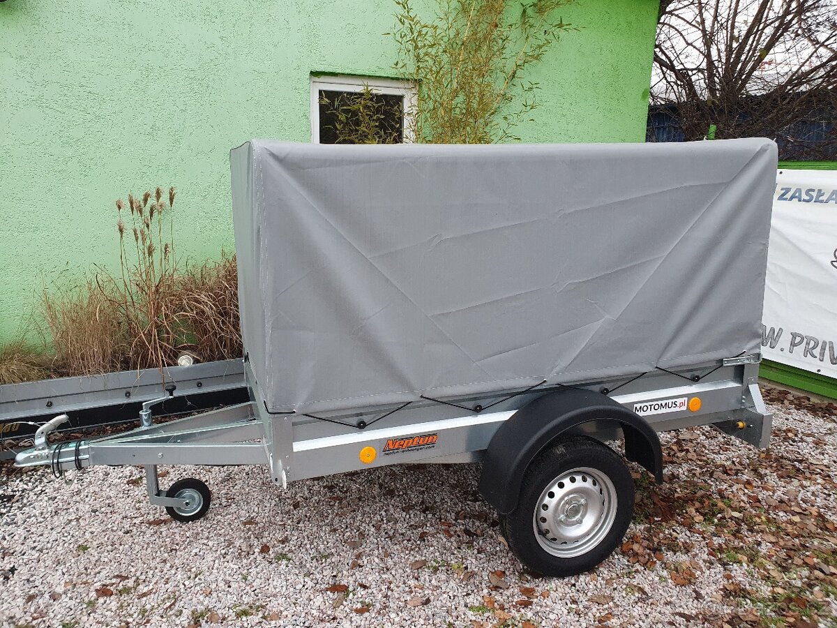Přívěs NEPTUN P 202x114x30 cm + plachta s konstrukcí 110 cm - 3