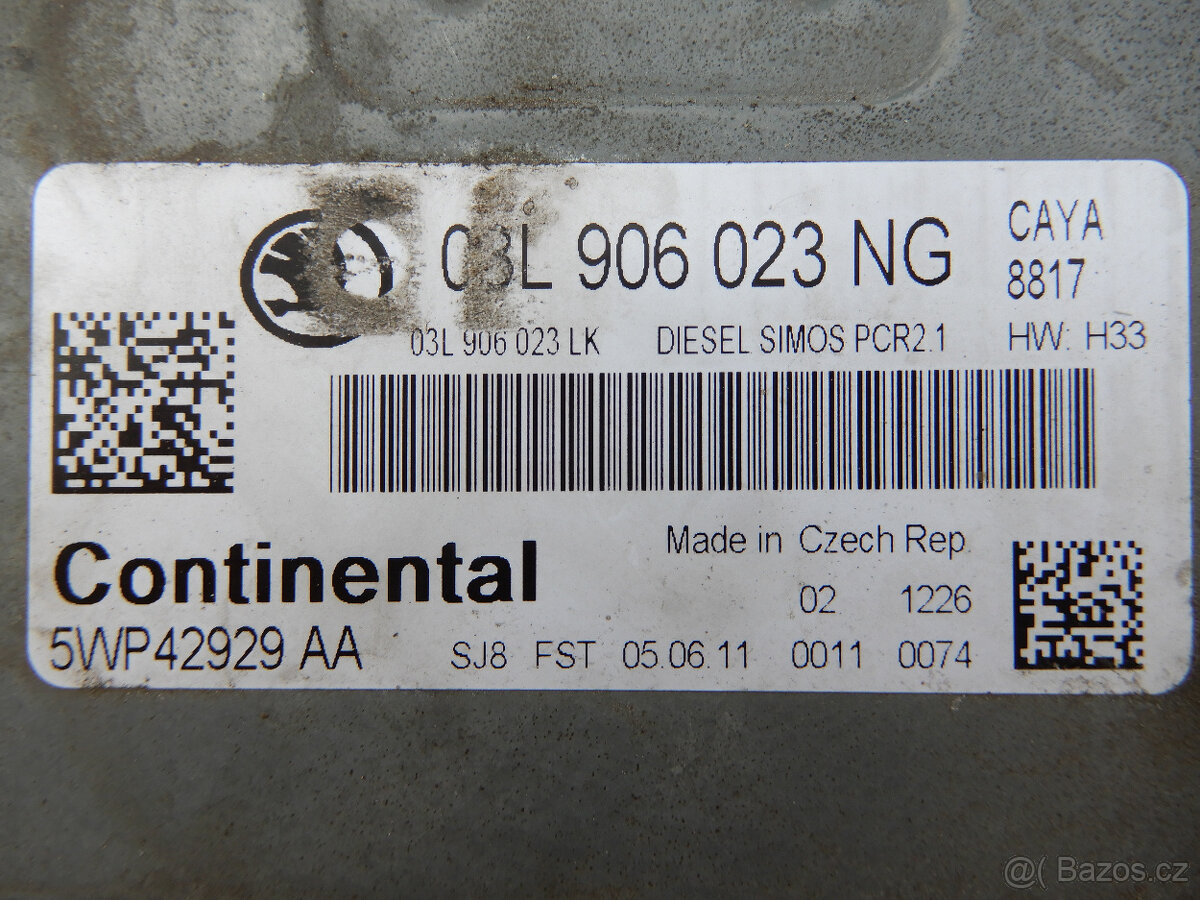 Řídící jednotka motoru - 3