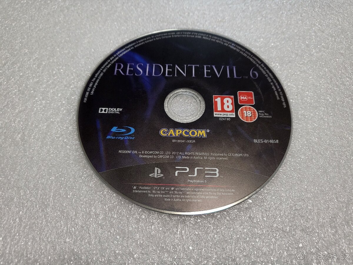 Hra Resident Evil 6 PS3 ( NEZNÁMÝ STAV ) - 3