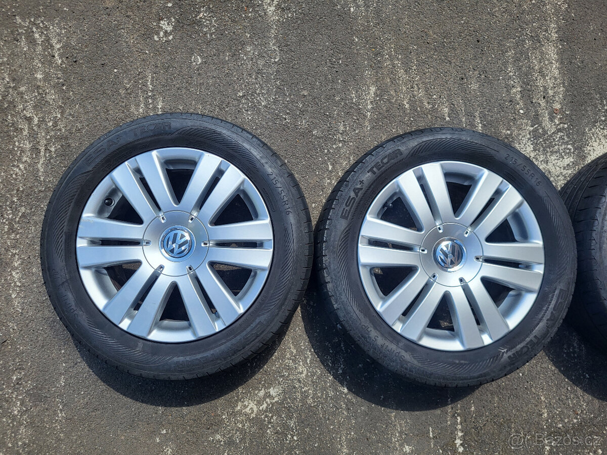 Sada Alu kol R16 VW Passat, Eos, Golf, Touran, Caddy 5x112 - 3