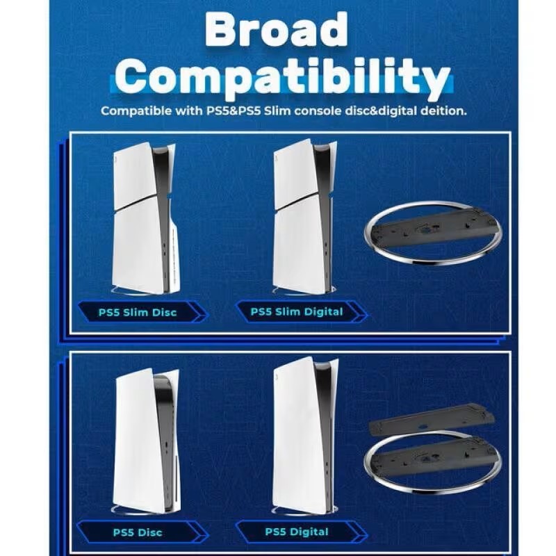 Vertikální podstavec PS5 FAT/SLIM/PRO (disc/digital) - 3