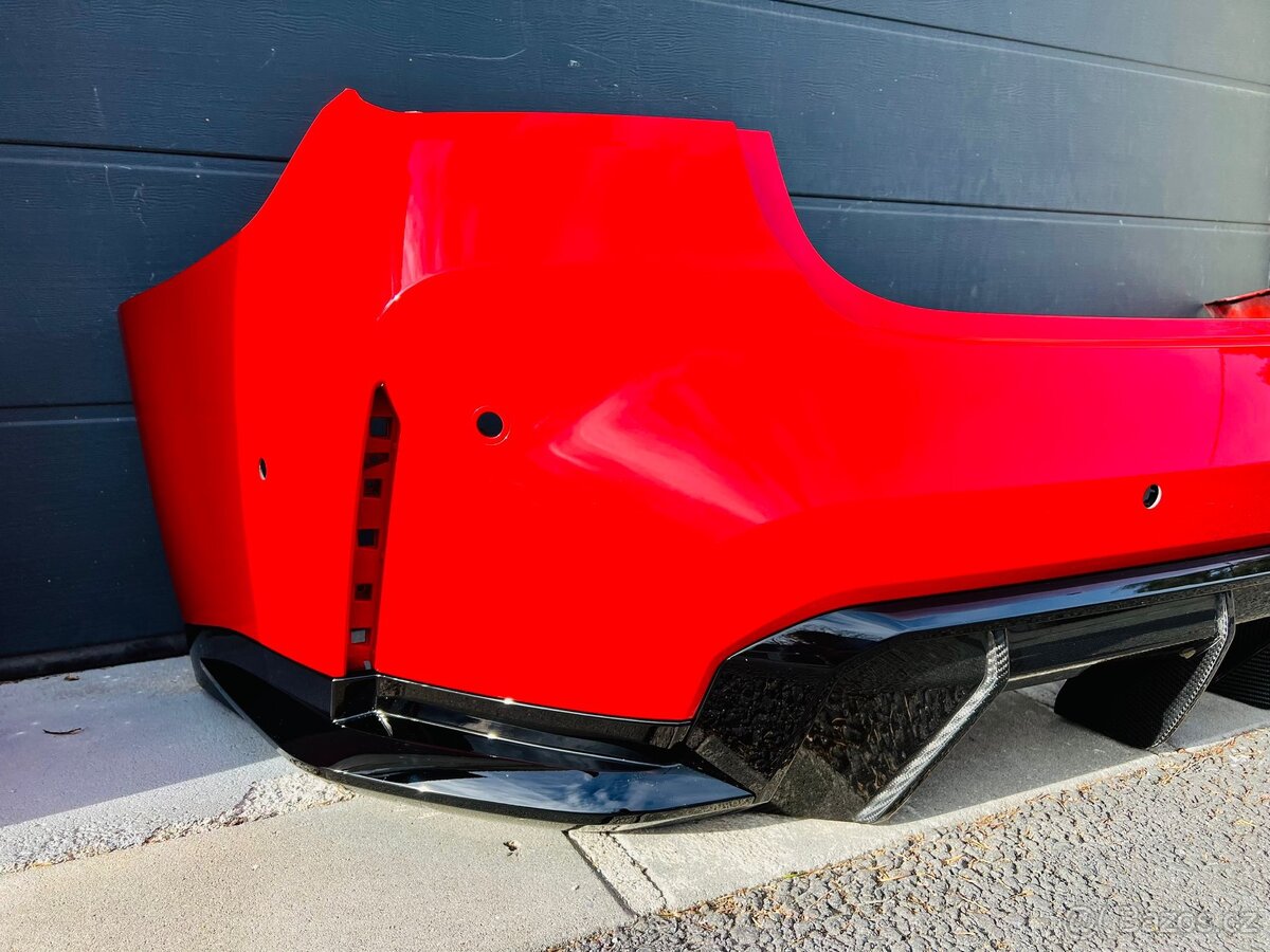 BMW M3 G80 zadní nárazník Carbon Diffusor ORIGINAL - 3