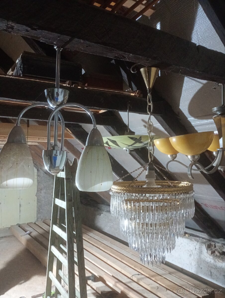 Staré lustry - více kusů - 3
