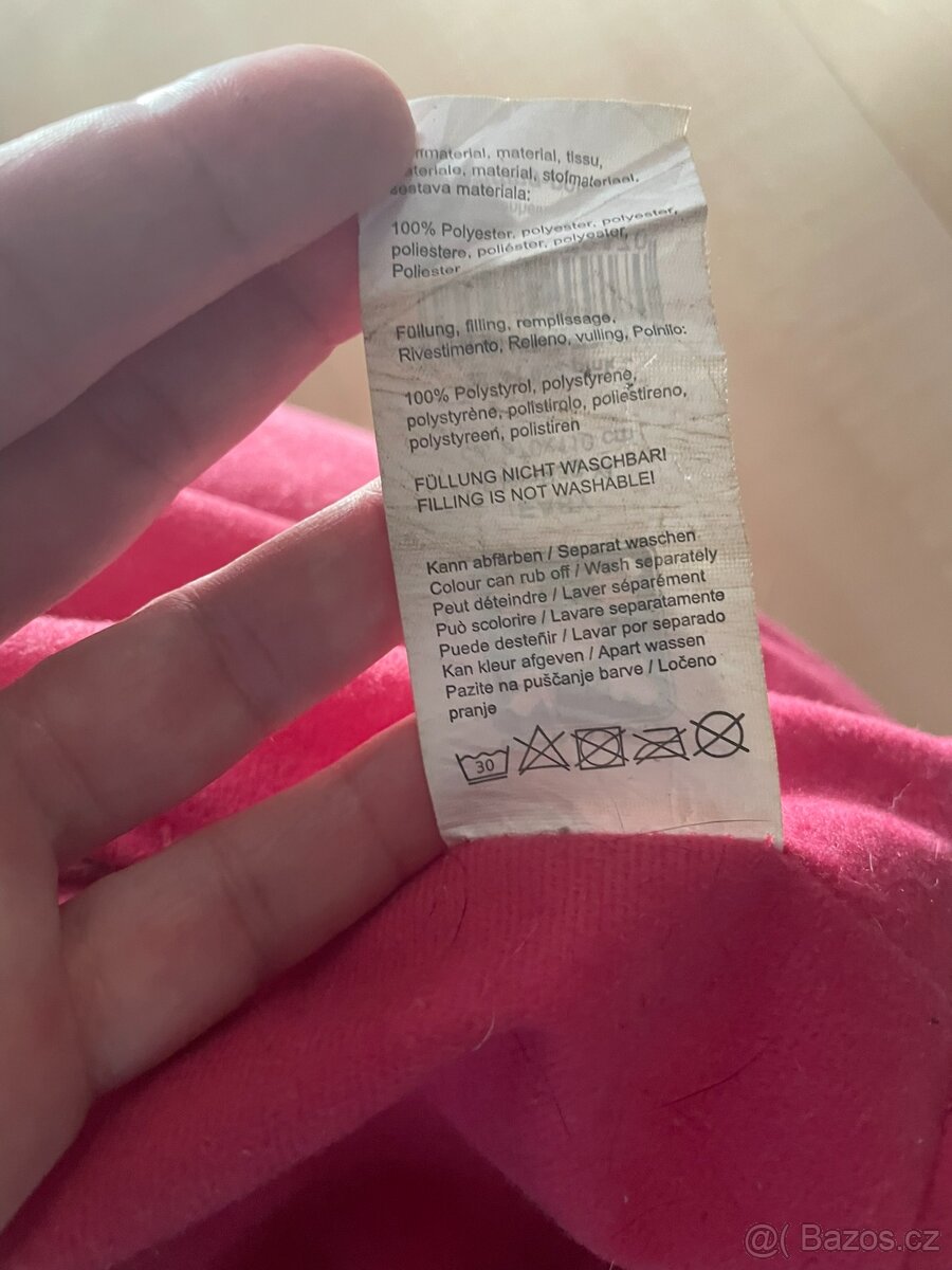 Sedací vak pro dívky - růžový - 3