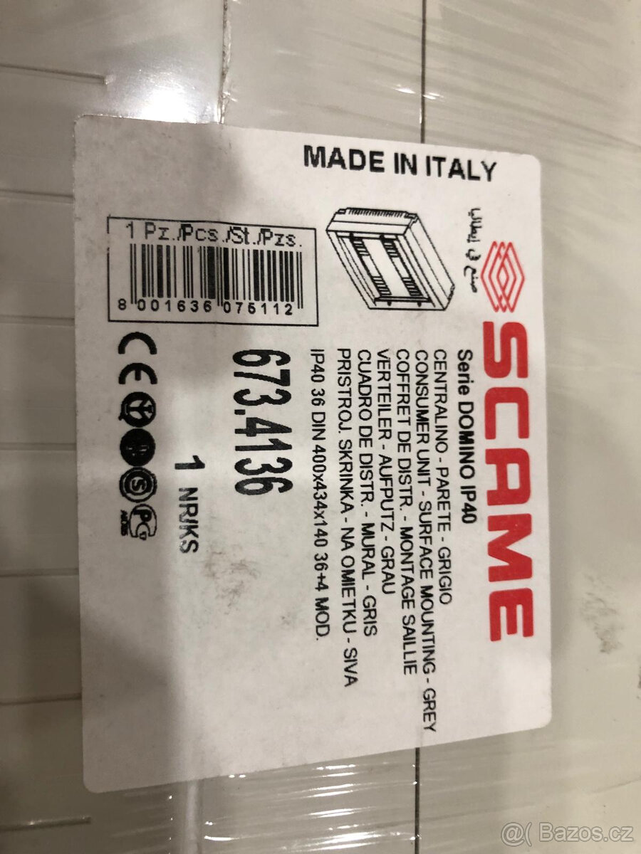 Přístrojová skříň nástěnná DOMINO IP40 Scame - 3