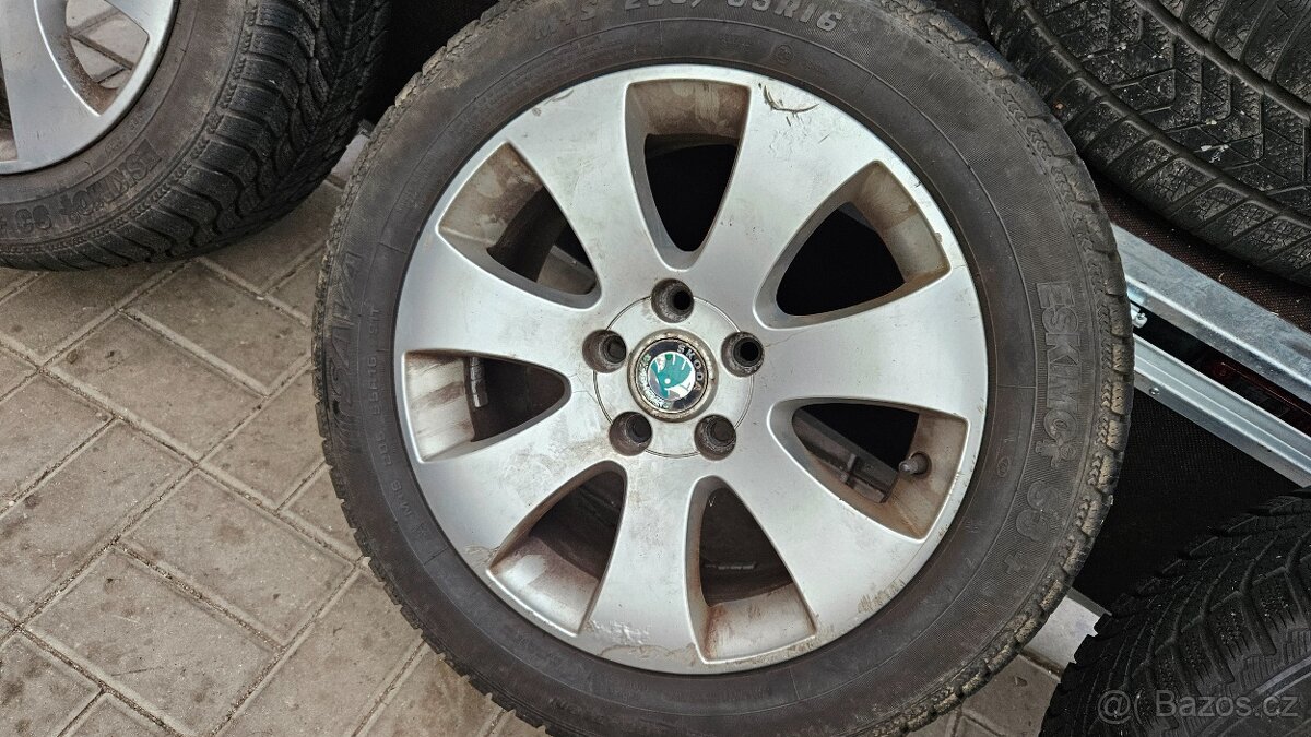 Zimní Sada Alu 5x112 205/55 R16 Škoda - 3