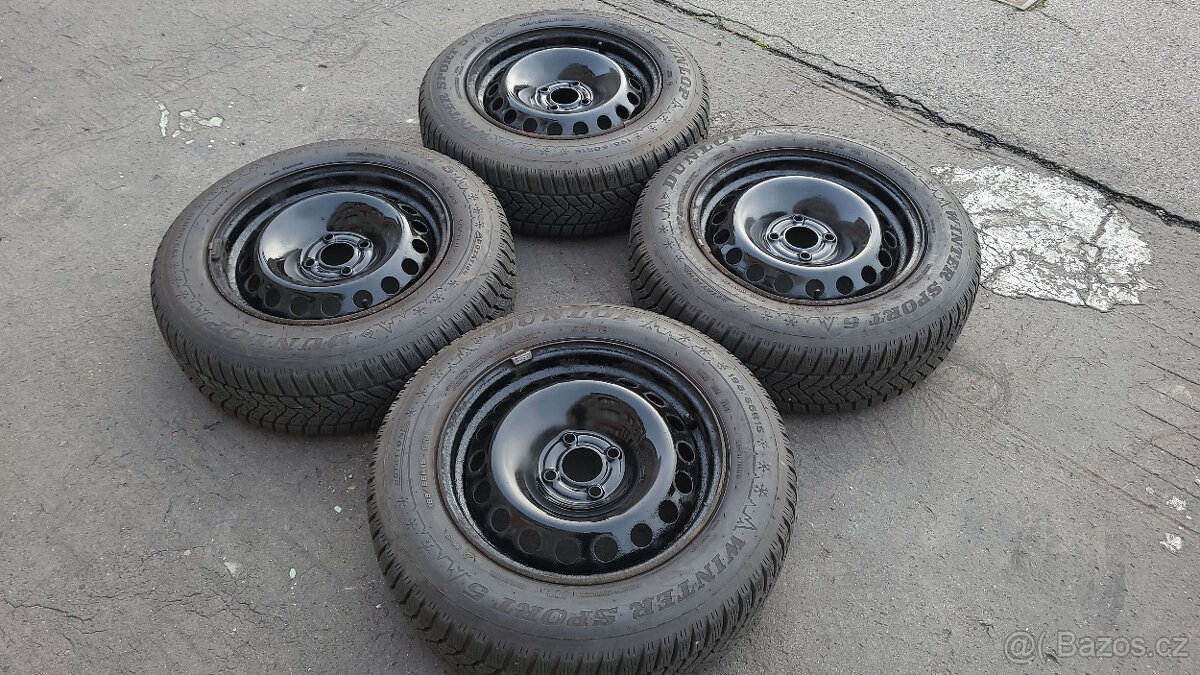 Téměř NOVÁ zimní kola 15" 4x100 Renault Megane, Scenic - 3
