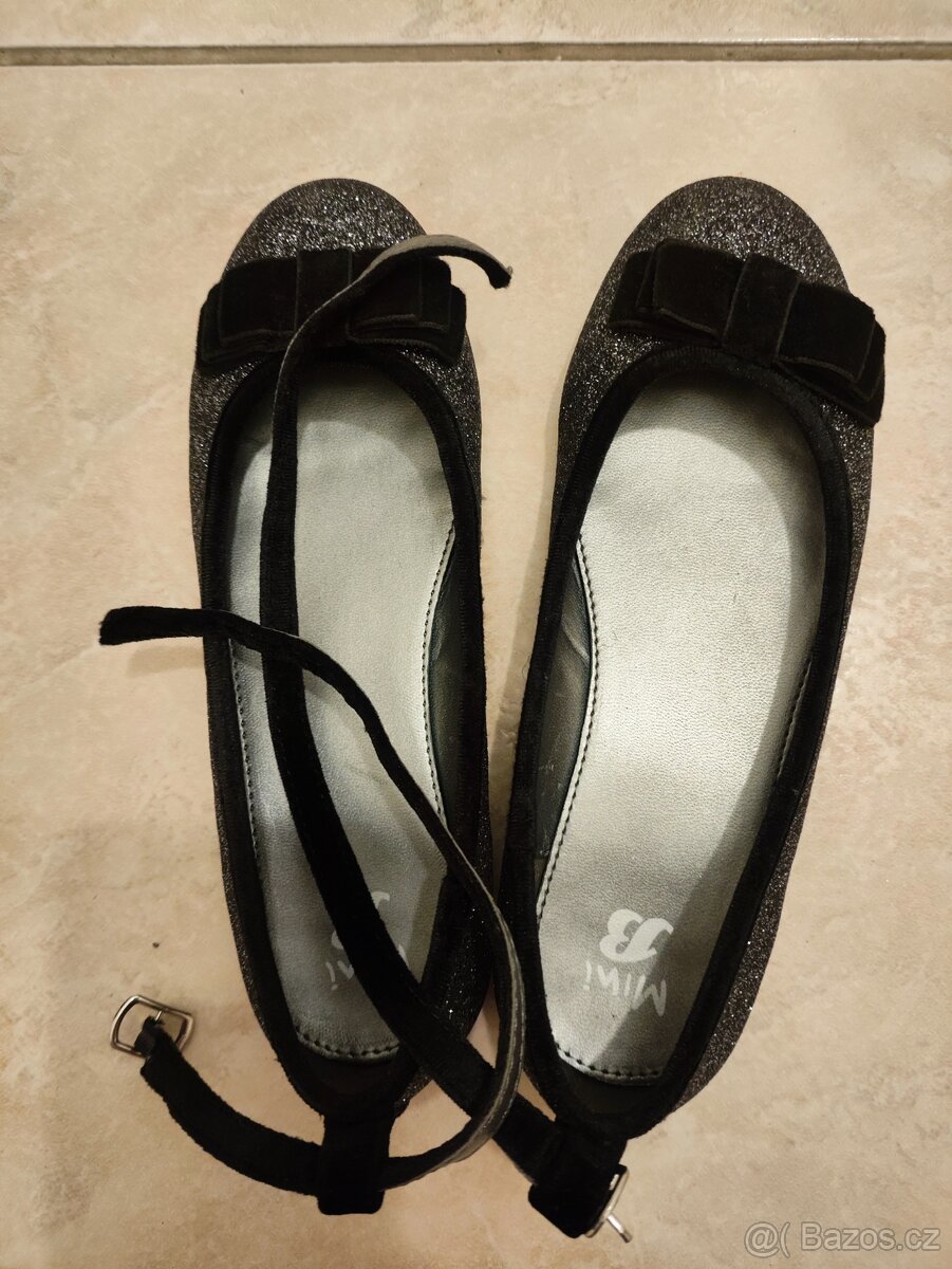 Dívčí baleríny Baťa vel. 32 a 33 - 3