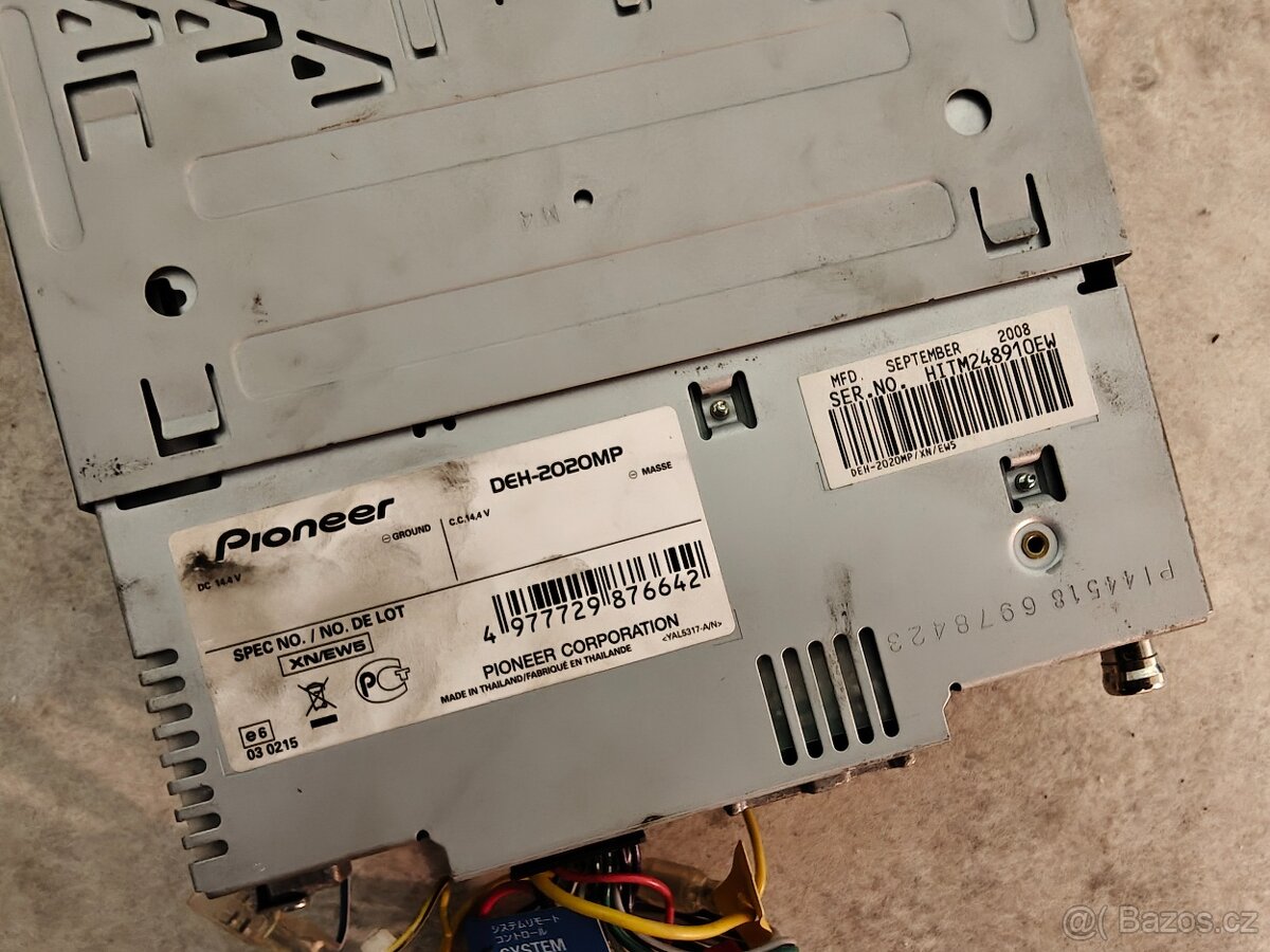 Autorádio Pioneer DEH-2020MP - 3
