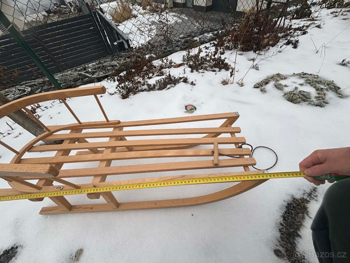 Dětské sáně s ohrádkou - 3