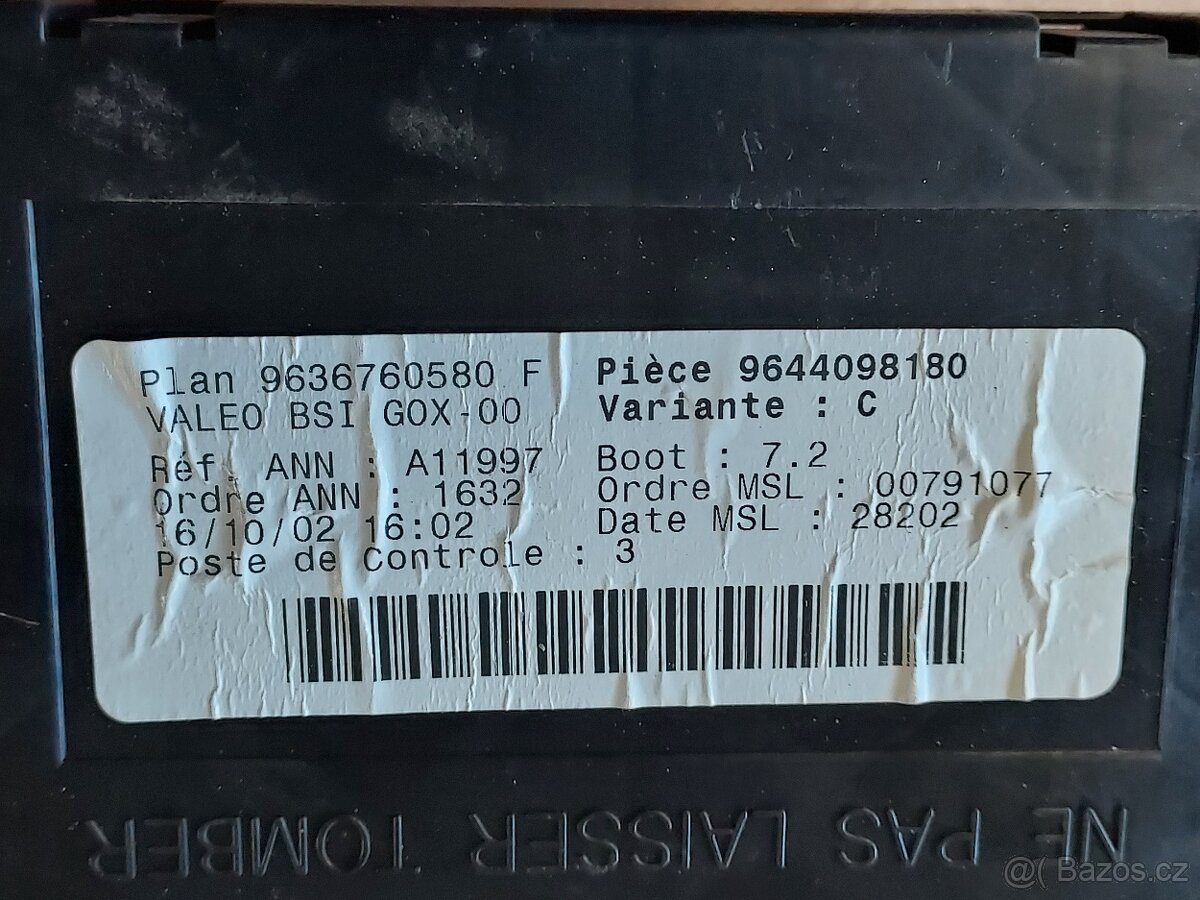 BSI 9644098180 Peugeot - 3