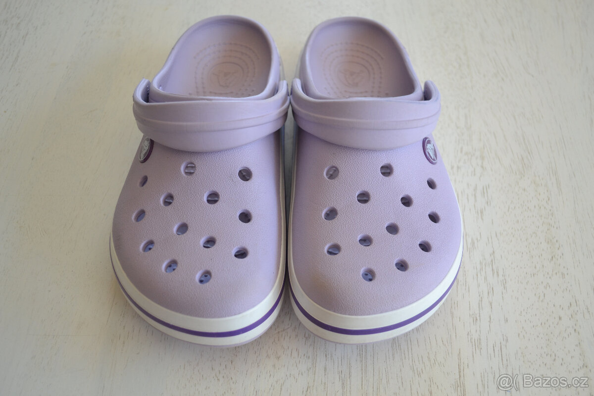 Crocs pantofle, nazouváky top stav - vel.M 4/ W 6 - 3