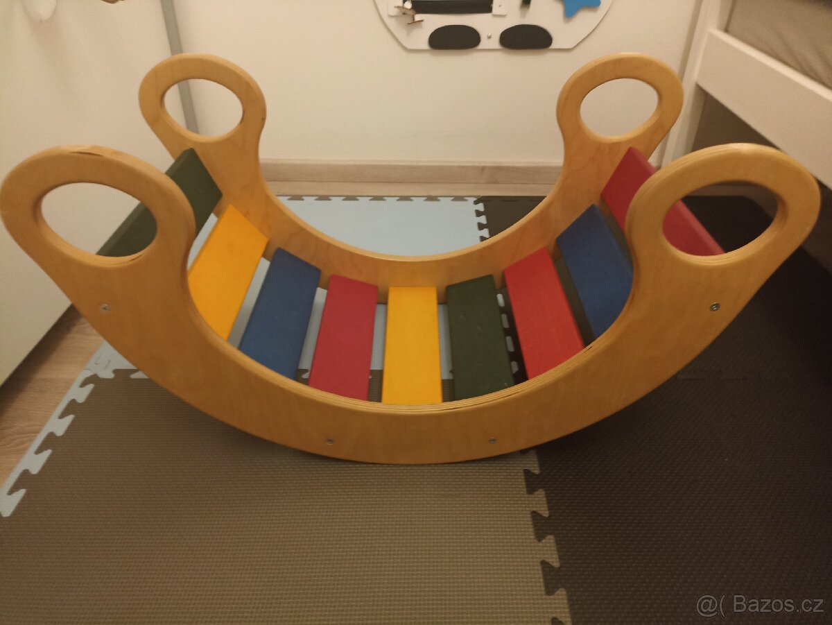 Utukutu dřevěná houpačka - 3