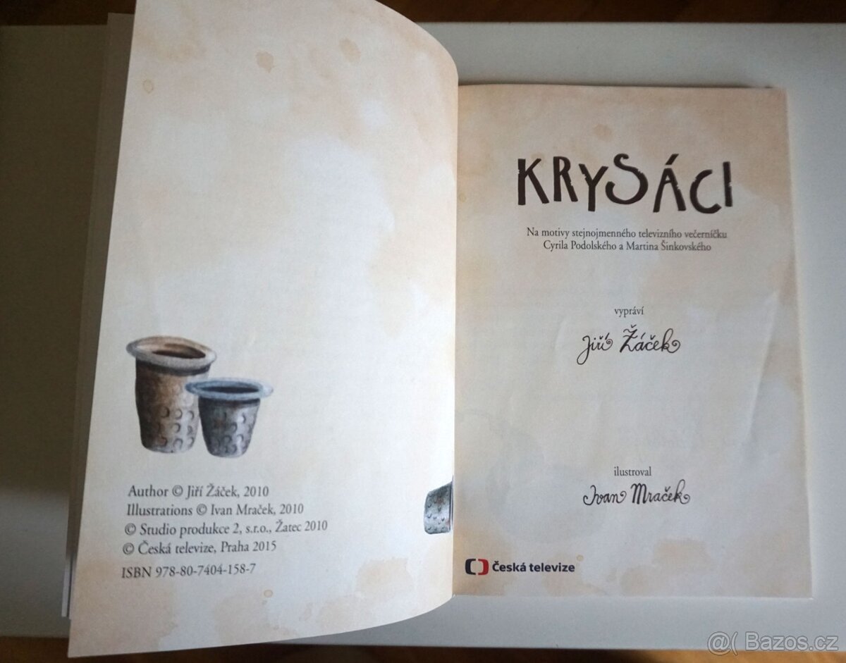 Dětská kniha: Krysáci, Jiří Žáček, rok vyd.2015 - 3