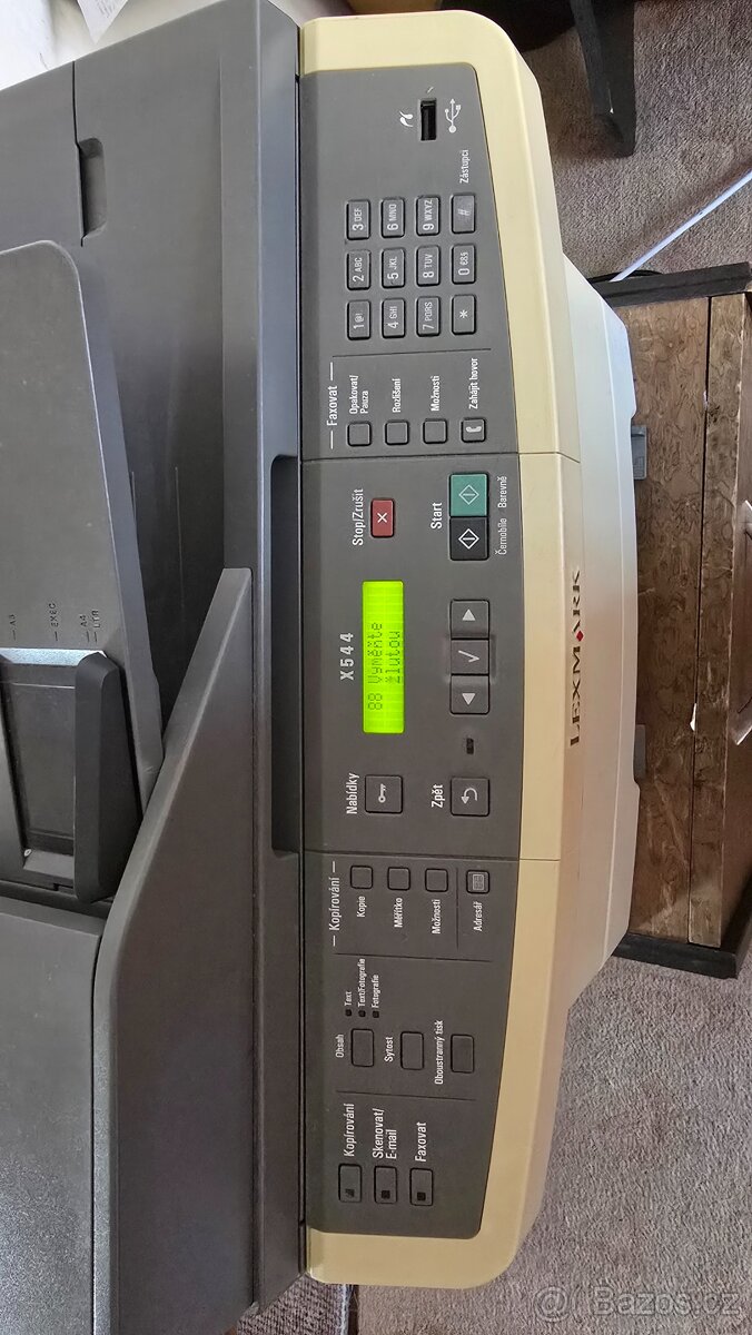 Multifunkční barevná tiskárna Lexmark X544 - tisk s vadou - 3
