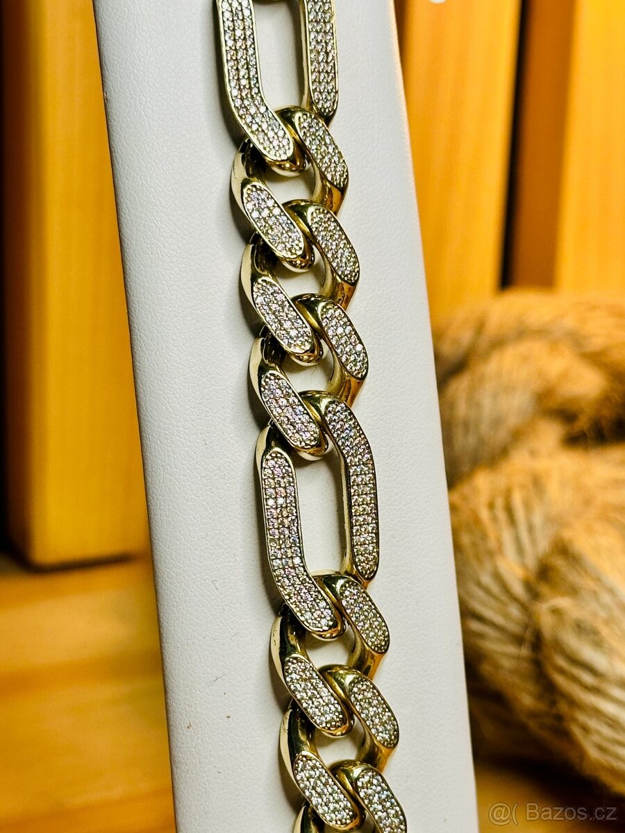 Zlatý náramek 36,49g - 3