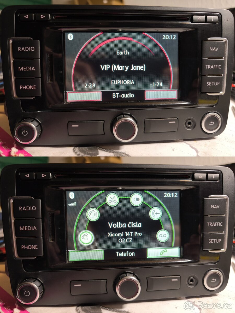 VW RNS315 BT autorádio navigace 3C8035279A - 3