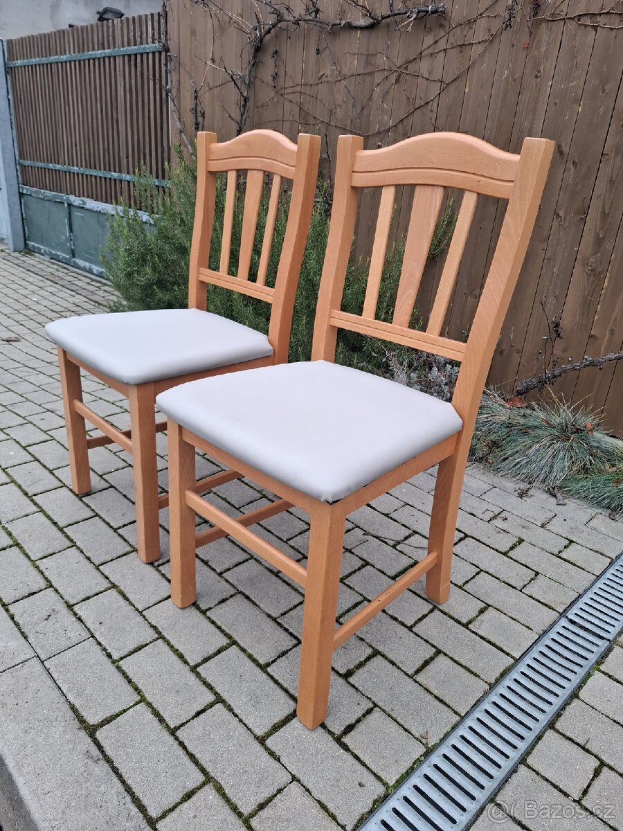 2x široké židle - 3