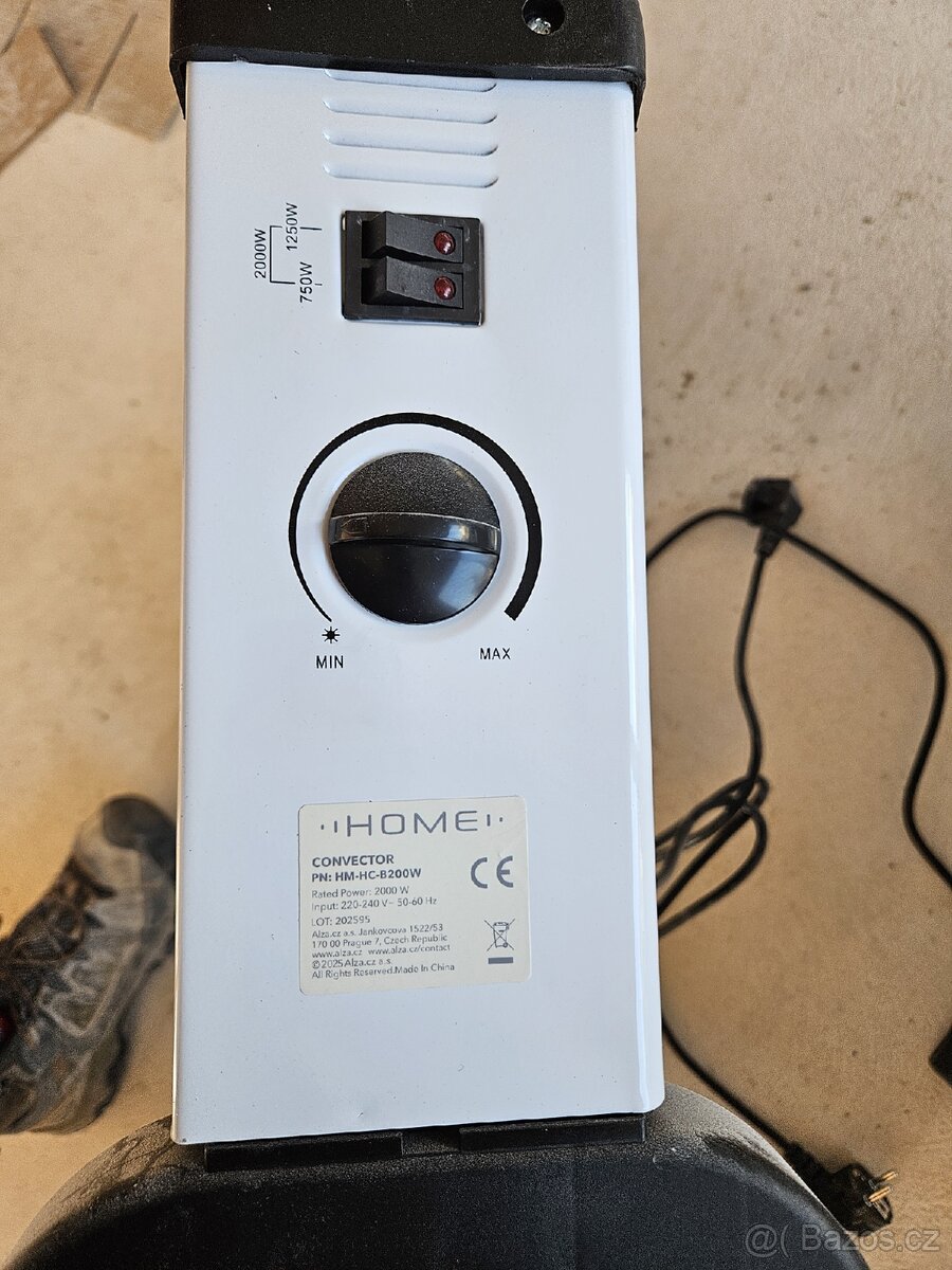 Elektrický přímotop 2000w - 3