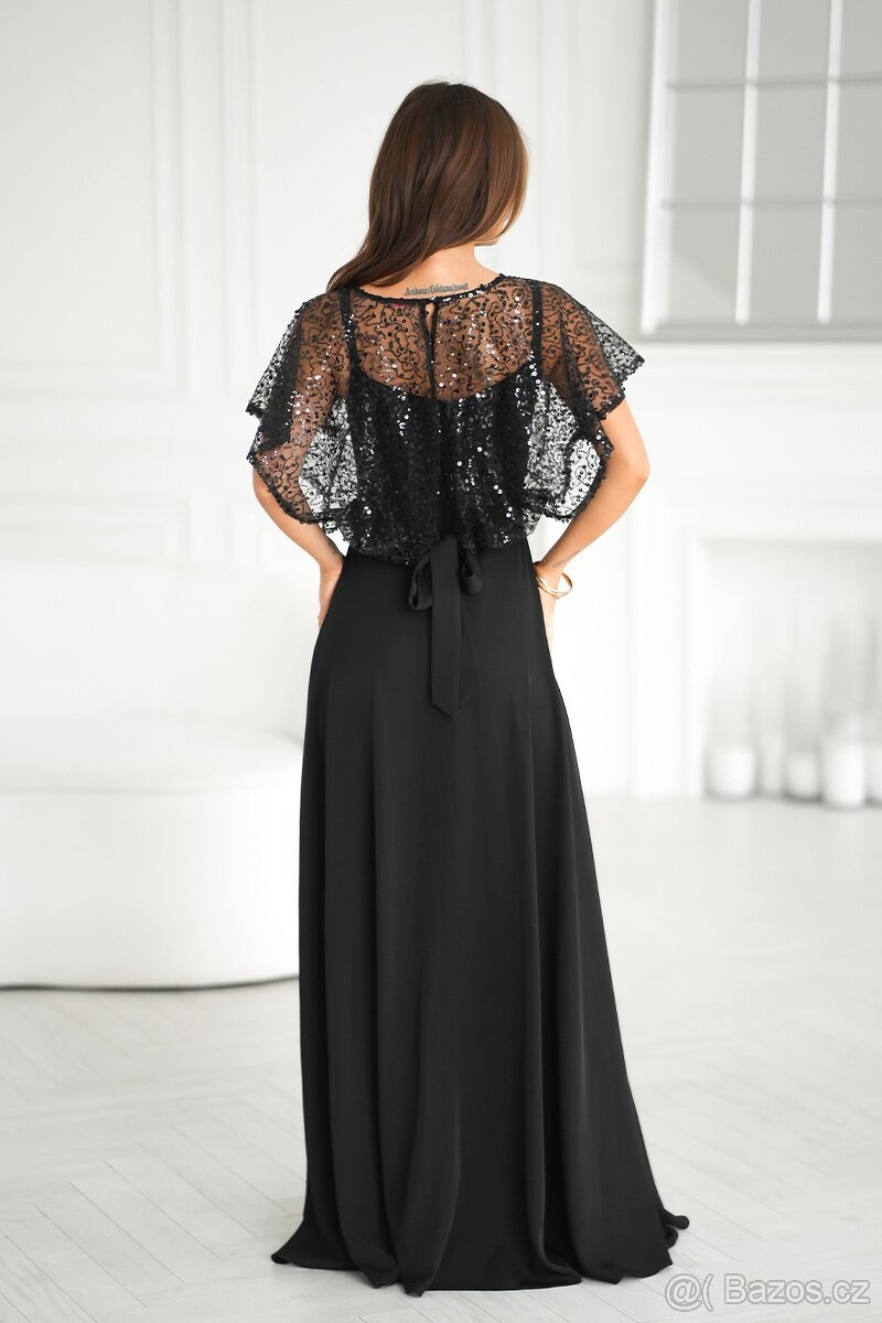 Nádherné plesové šaty velikost 44, 48 - 3