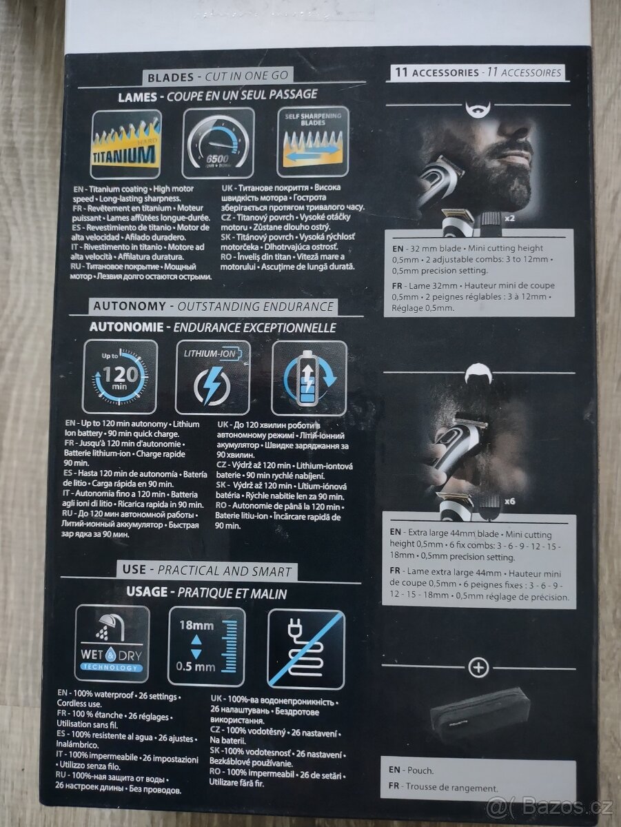 NOVÝ Zastřihovač Rowenta TN9110F4 Trim & Style Easy 11v1 - 3