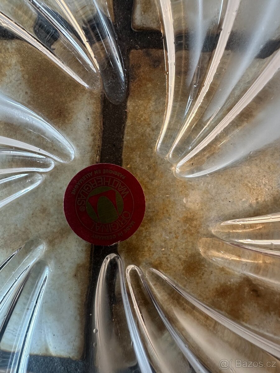 Nová skleněná mísa/salátovka/cukřenka Walther Glas (Německo, - 3