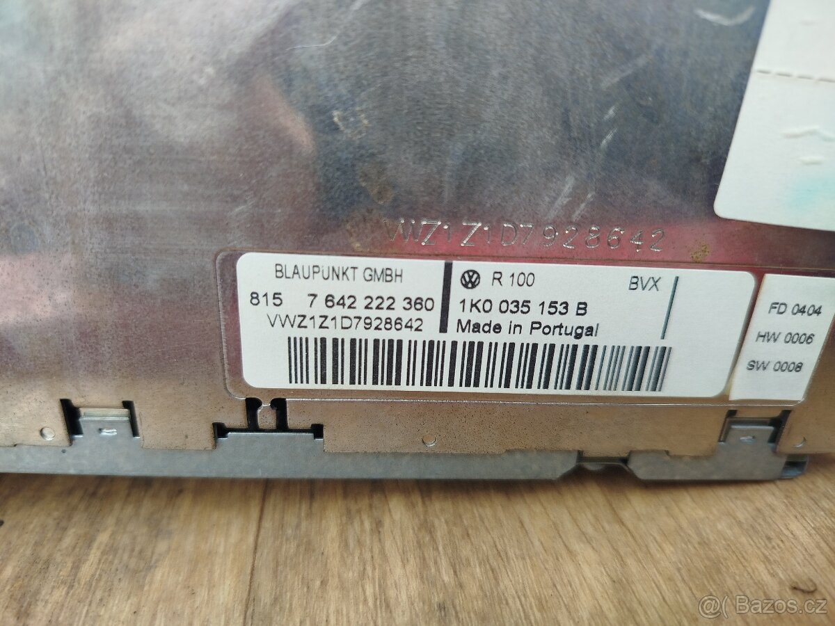autorádio VW Blaupunkt R100 - 3